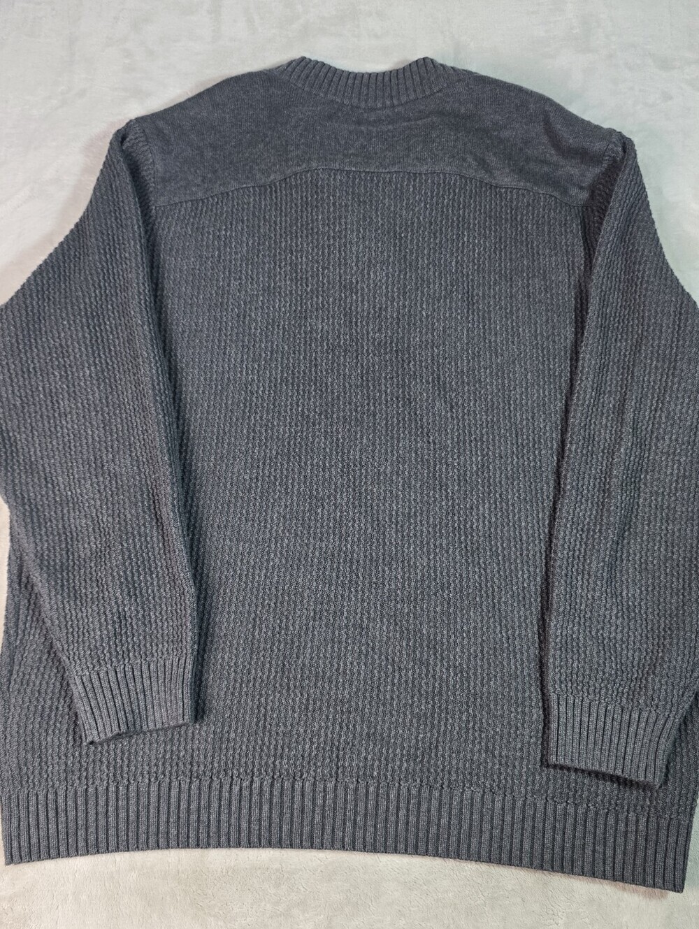 Oak Hill Button Up 1/4 Zip Pullover Chunky Knit Swester Sz 2XL - Picture 2 of 9